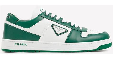 white and green Prada shoes